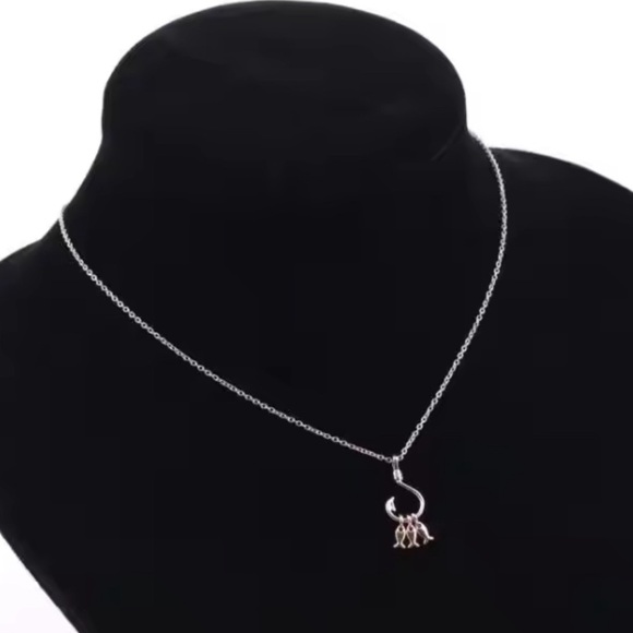 925 Sterling Silver Boho Minimalist Tri Metal Color Fish On A Hook Necklace - Picture 6 of 11